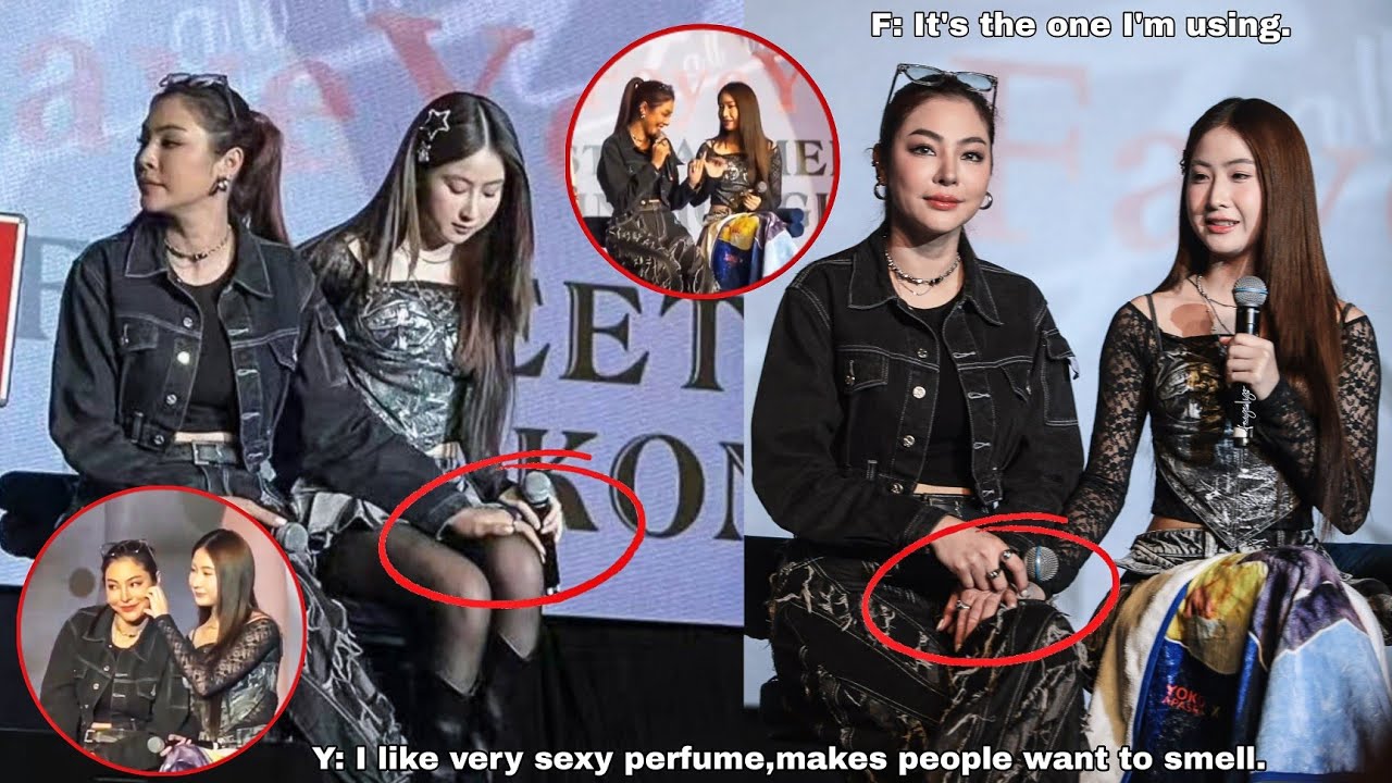 (FayeYoko) Faye being a protective gf to Yoko during HongKong fanmeet soundcheck| Yoko spilling teas