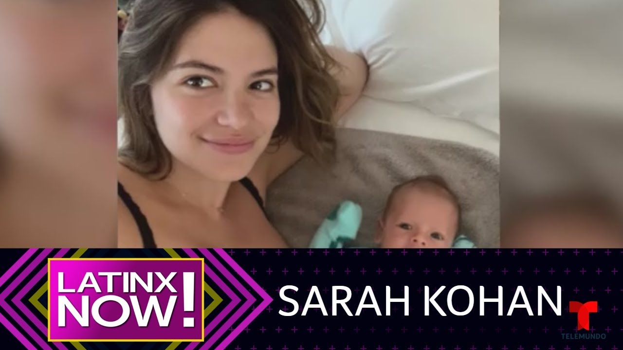 Sarah Kohan presumi&oacute; lo risue&ntilde;o que es su beb&eacute; | Latinx Now! | Entretenimiento