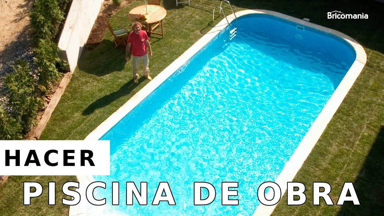 Cómo hacer PISCINA de OBRA ¡Paso a Paso! // Bricomania