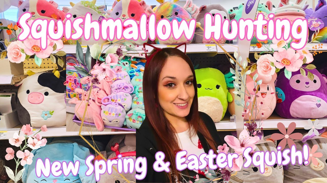 SQUISHMALLOW HUNTING! New Spring & Easter 2024 Squishmallows! + Finding Rare Cows Hot Topic, Claires