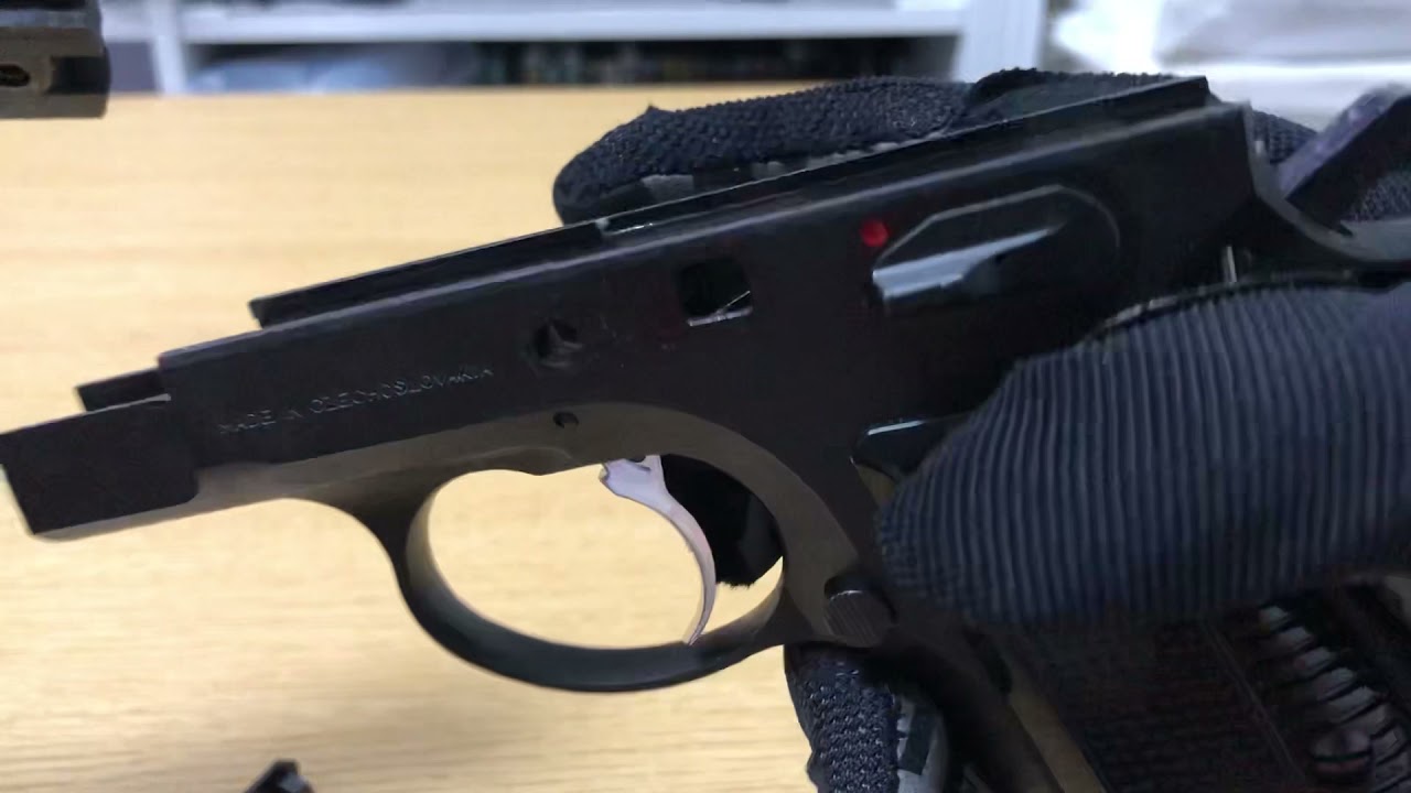 ‪【接写動画】KSC / Cz75 ファーストバージョン ヘヴィウェイト システム7 / ガスブローバック エアソフトガン‬