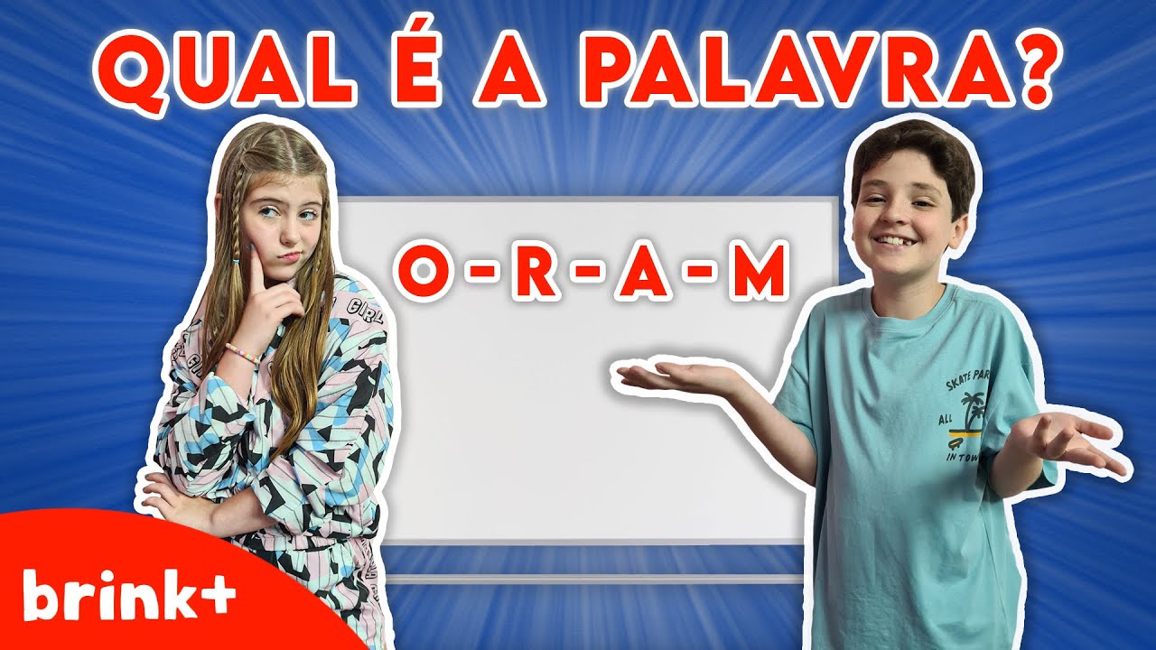 BRINCANDO COM PALAVRAS: JOGO ANAGRAMA com Lorena Queiroz e Théo Medon - Brink+
