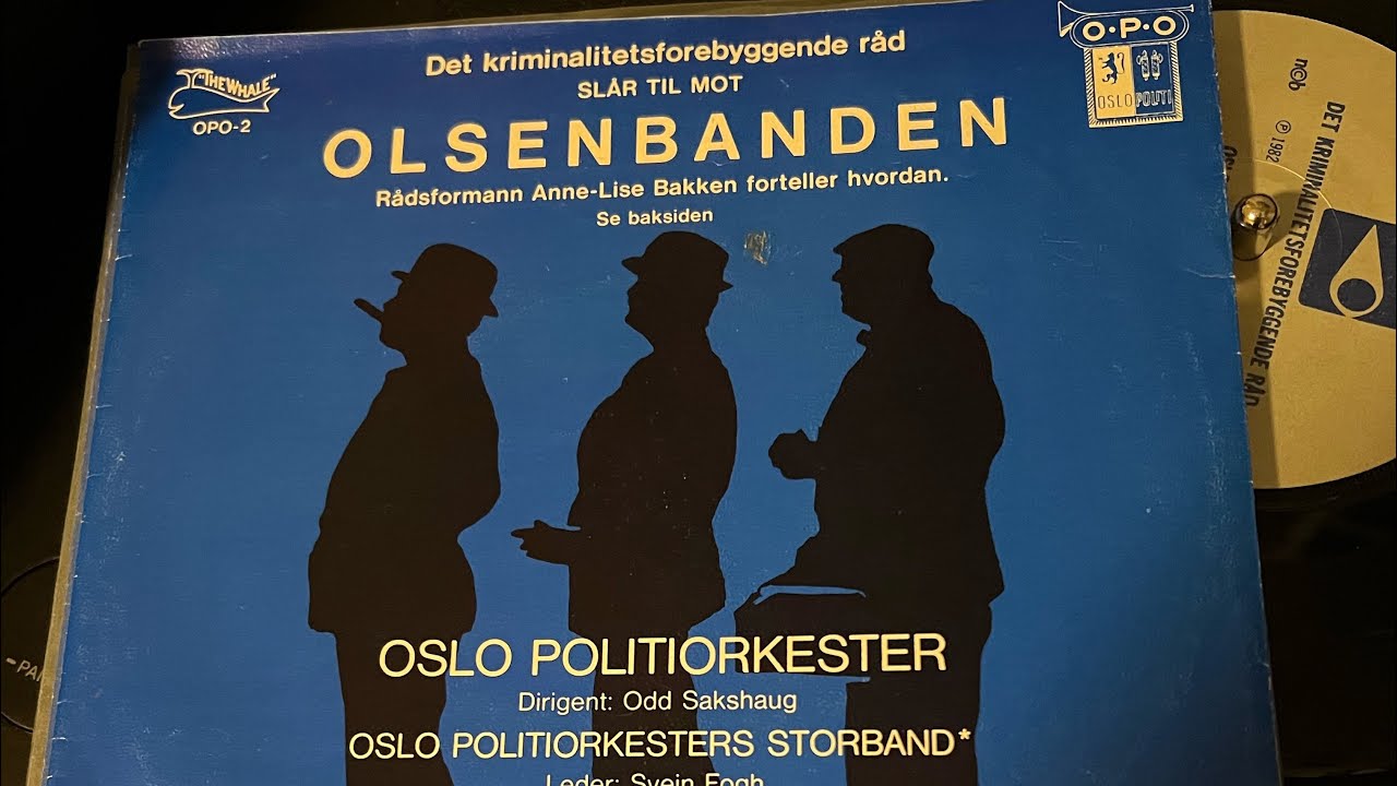 Olsenbanden- Oslo Politiorkester vinyl side 1