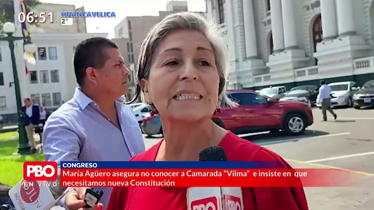 María Agüero asegura no conocer a Camarada 