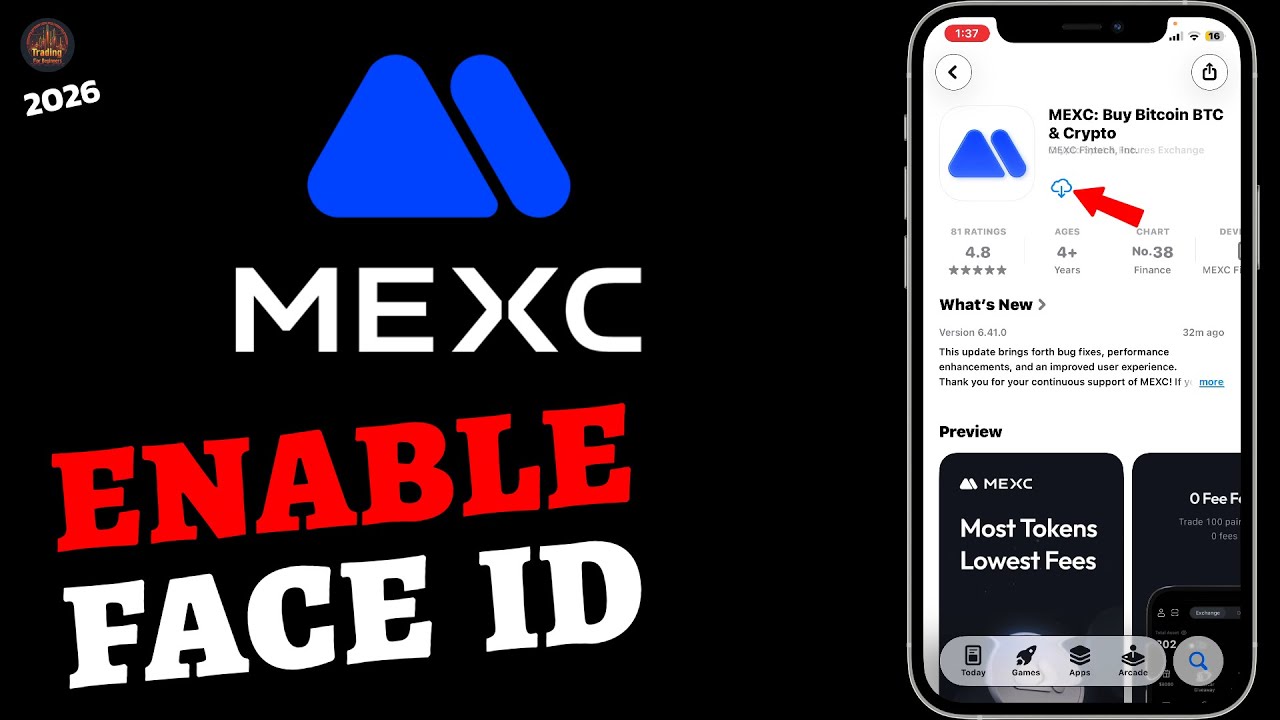 Как включить Face ID в приложении MEXC для iPhone (инструкция 2026 года)?