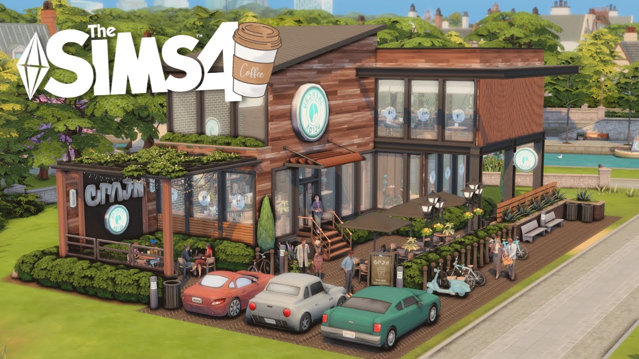 ☕ Daily Brew Coffee Shop | Sims 4 Stop Motion Build