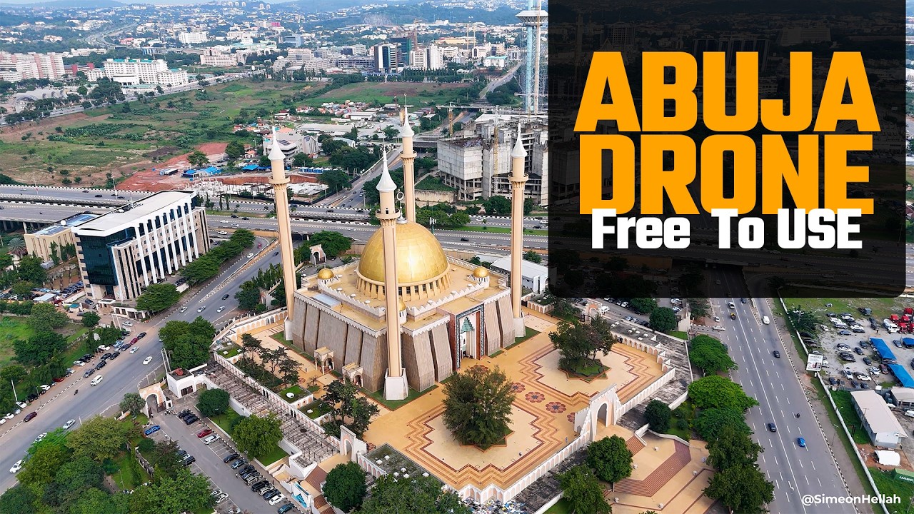 [4K] CITY of ABUJA 2026 - Free ungraded DRONE FOOTAGE | Simeon Hellah