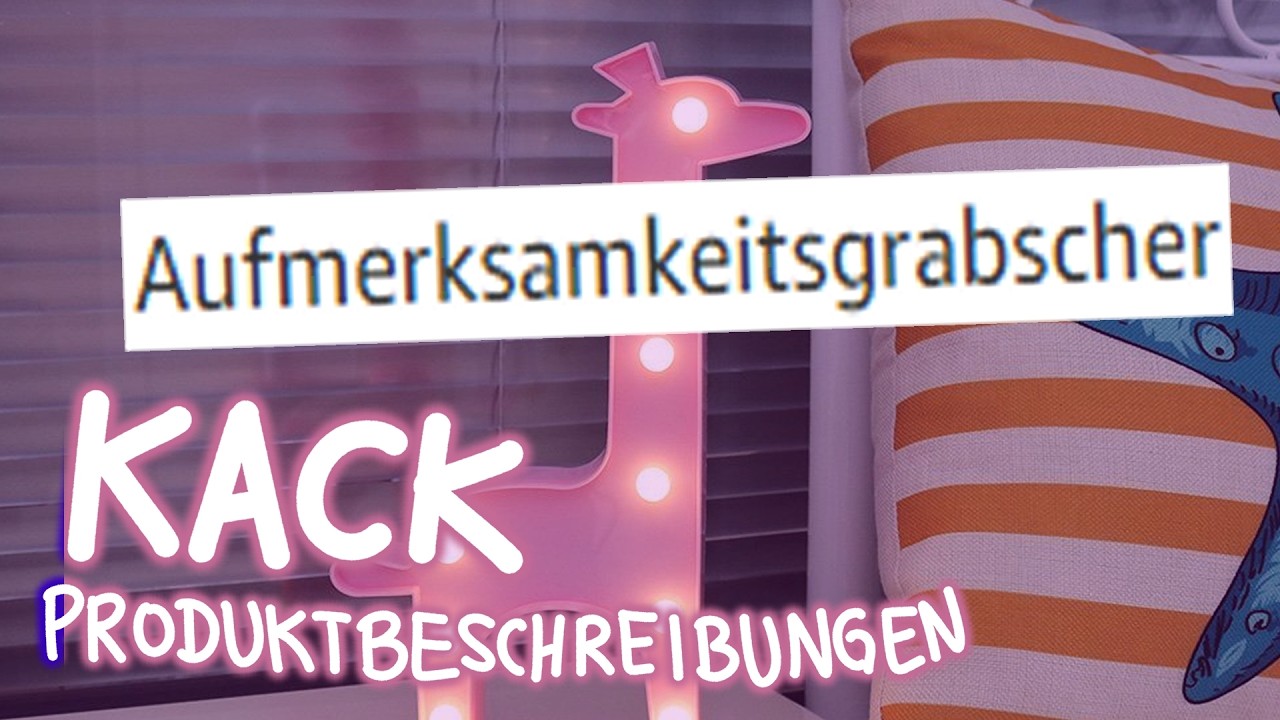 Diverse Kack Produktbeschreibungen