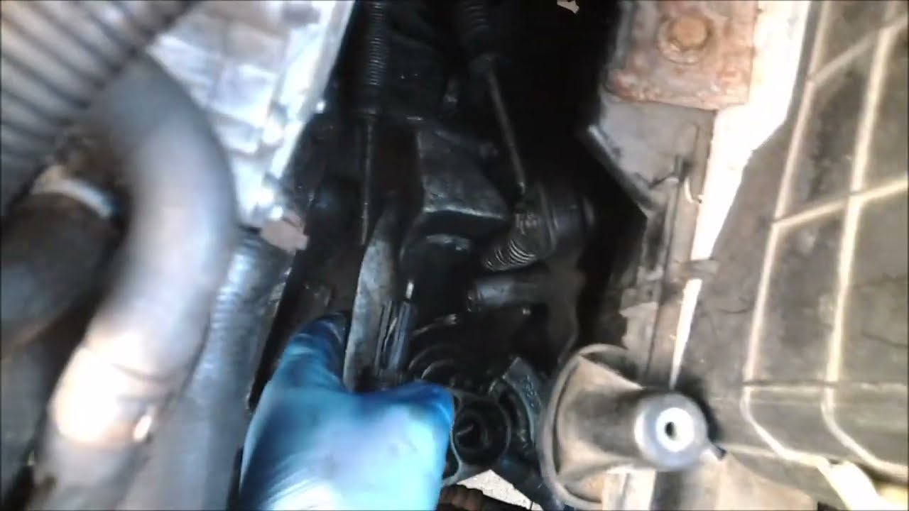Регулировка рычага переключения передач VW Volkswagen 2.0 tdi BKD PD