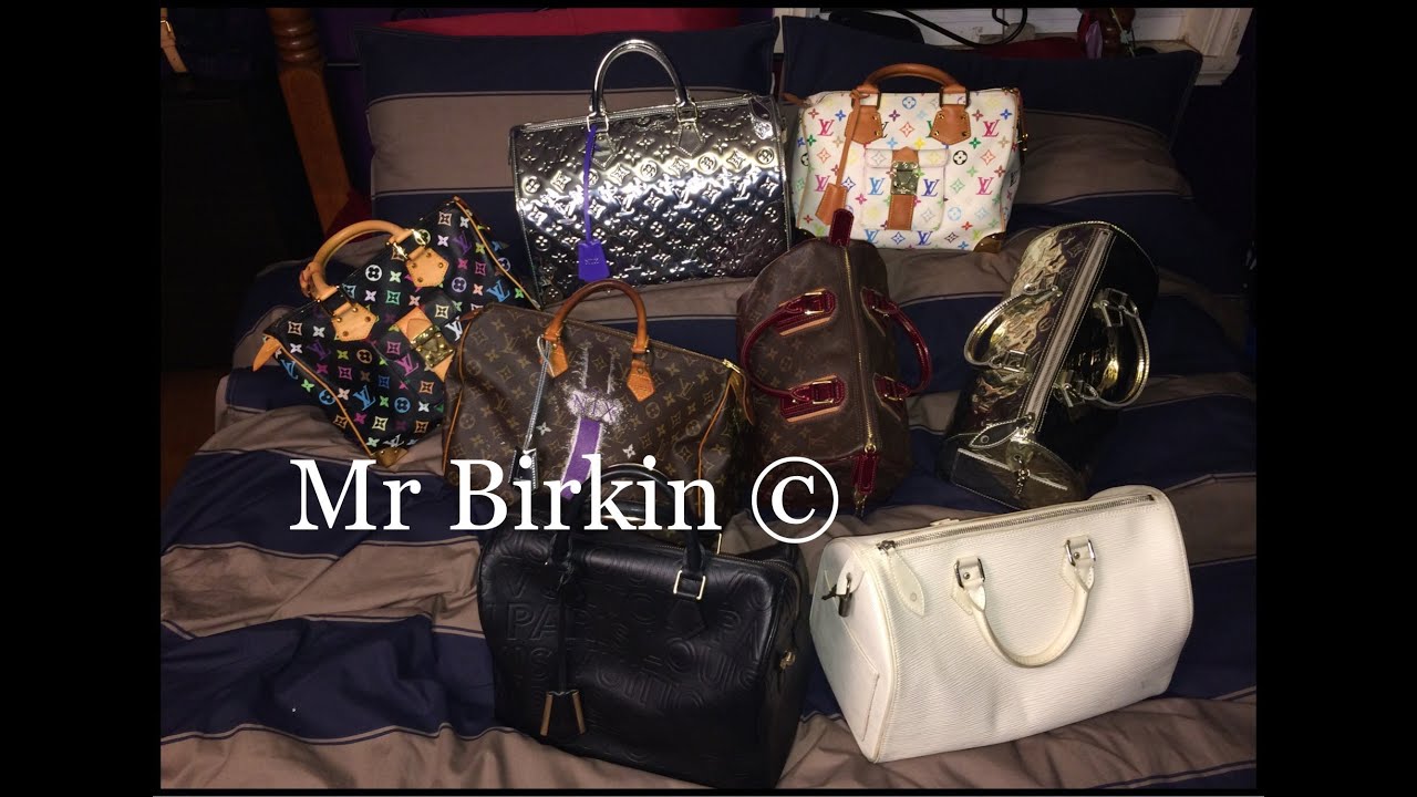 Louis Vuitton Speedy 30 & 35 Mirror Miroir Mirange Monogram Multicolor Epi Cube Review Mr Birkin