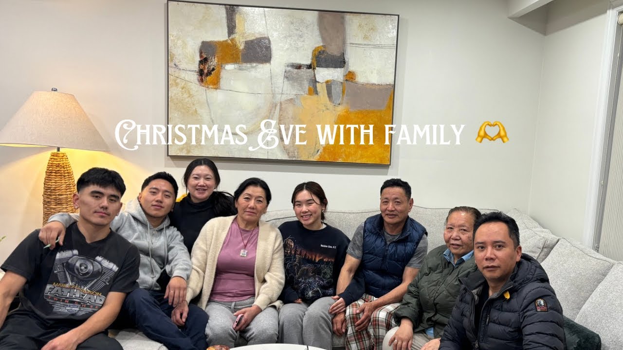 Christmas Eve Spent with Family! Cooking and quality time 🫶| #tibetanvlogger #toronto
