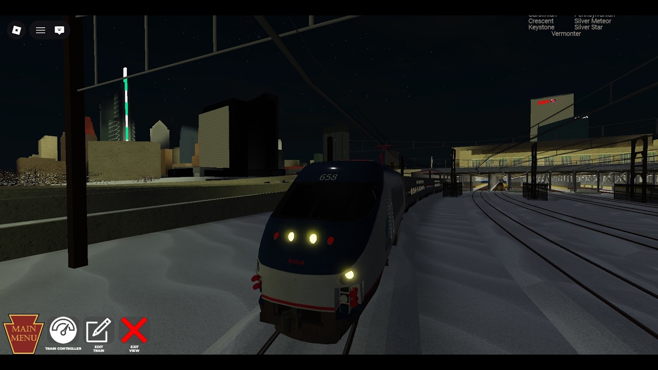 Amtrak HHP-8 Viewliner II Test Train (30th St - NY Penn) | Roblox NEC Simulator