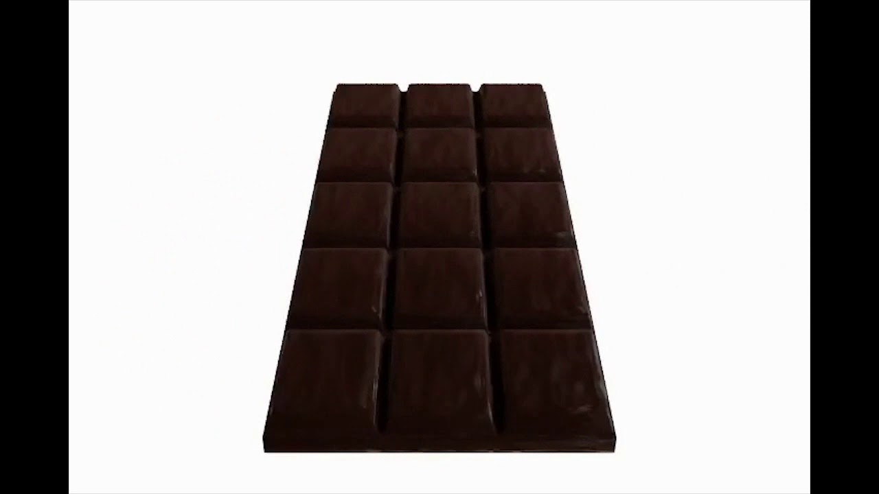 Chocolate bar - 3D
