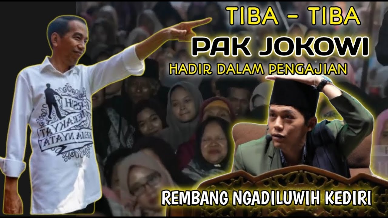 GUS IQDAM TERBARU - TIBA TIBA PAK IR JOKOWI HADIR DI PENGAJIAN GUS IQDAM