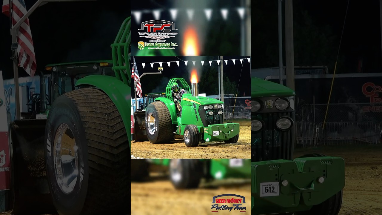 Spool up the &ldquo;Loud & Heavy&rdquo; Pro Stock Tractor!! #tractorpulling #johndeere