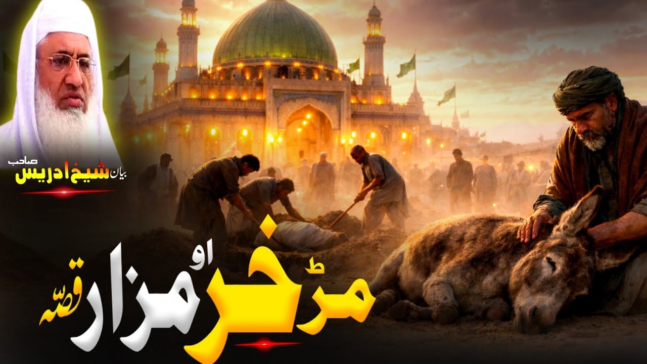 Pashto Islamic Bayan | Molana sheikh idrees Sahib bayan | د پییر د خر او مزار مشہورہ قصہ 