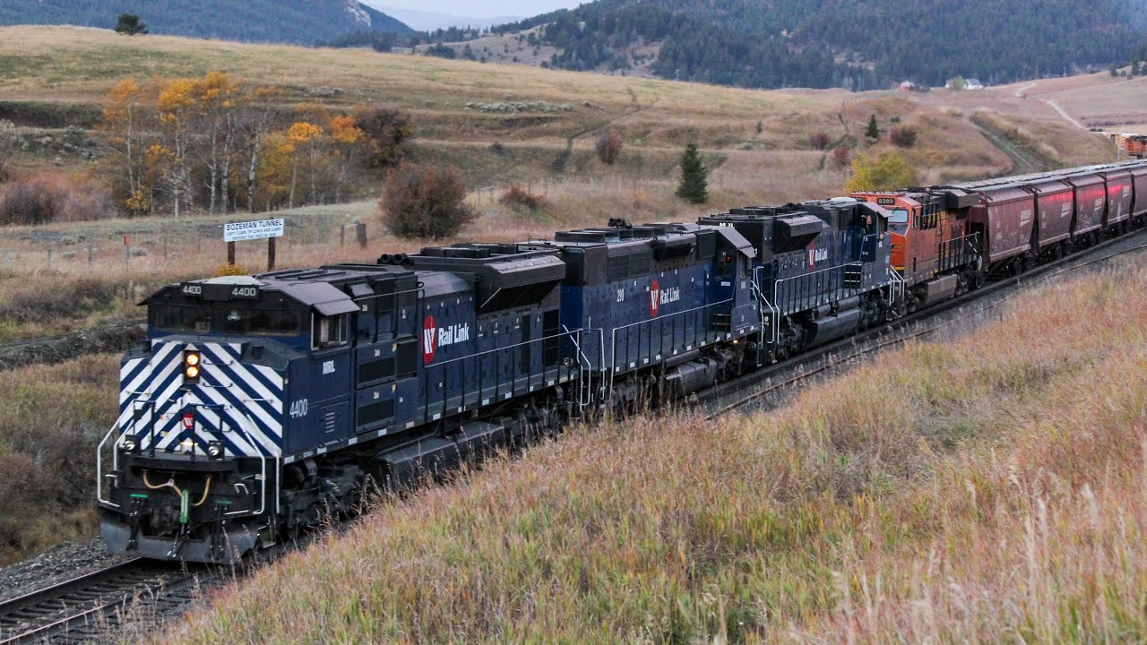 Montana Rail Link - Second Subdivision Action (Railfanning the MRL in Fall 2023)
