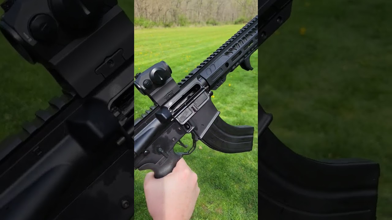 It's cheap, but it gets the job done! | AR Pistol in 7.62x39 #fyp #shorts