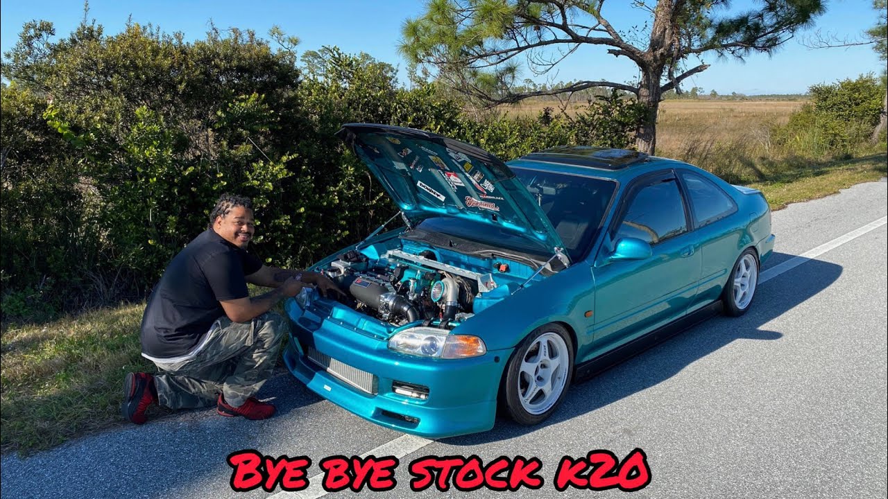 MY K20 TURBO EG BLEW UP!!