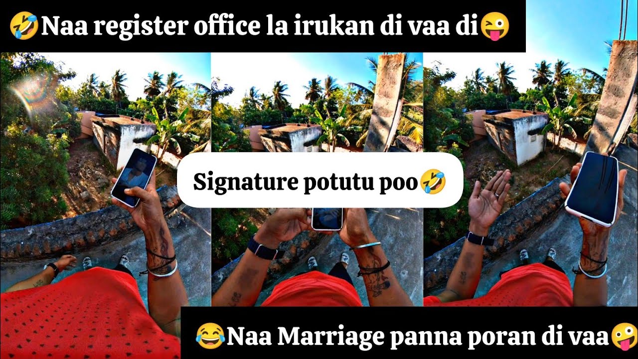 🤣Naa Register office la irukan vaa di😜 | Marriage prank🤪 | HTF