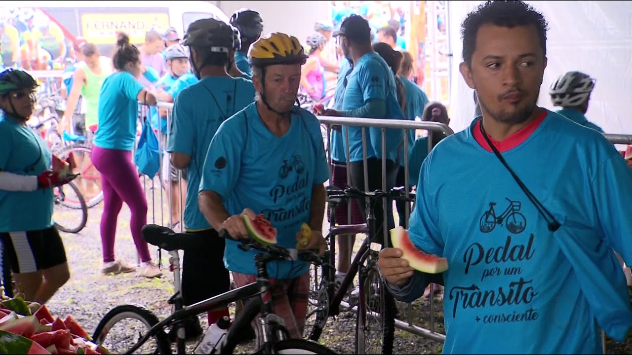 GA - Pedal consciente: Ciclistas movimentam Aparecida - 13-11-2017