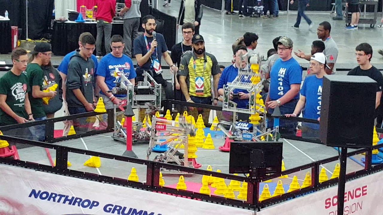 VEX In The Zone World Championship Science Division Q106 6403B 7368W vs 8232X 4104C