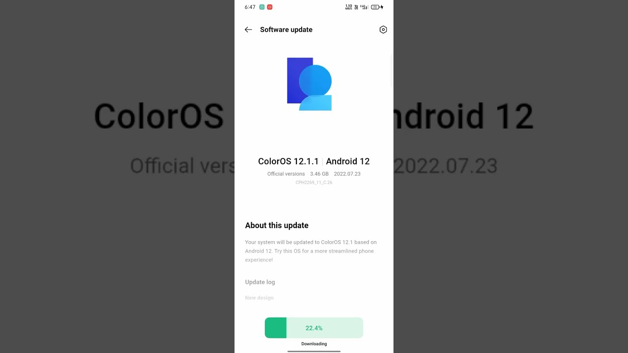 OPPO A16 MA 12 VERSION NEW UPDATE