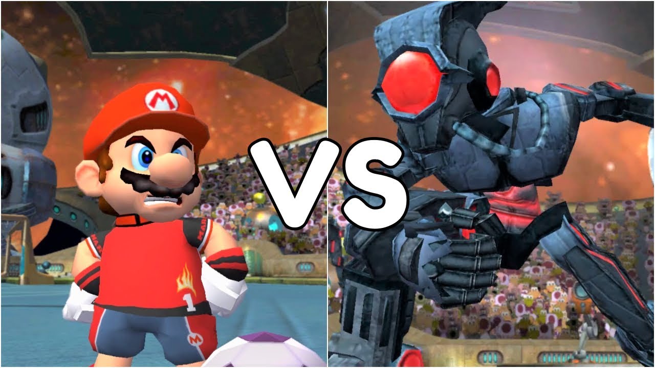 Super Mario Strikers - Mario vs Super Team - GameCube Gameplay (720p60fps)