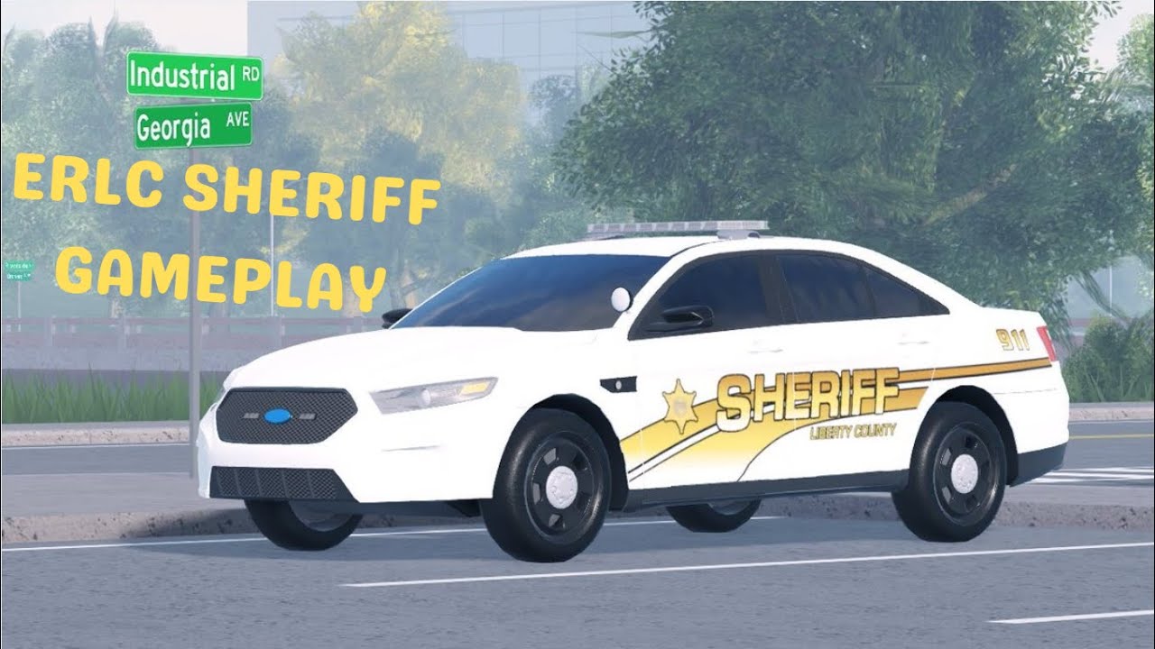 Playing Roblox ERLC as Sheriff (Gameplay)
