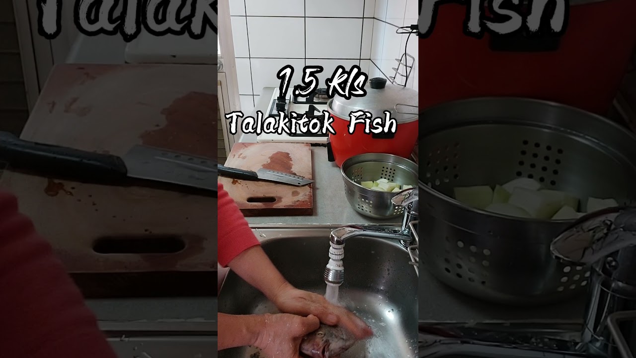 How to Clean and Slice Talakitok Fish?10/29/21 #OFWOFTAIWAN