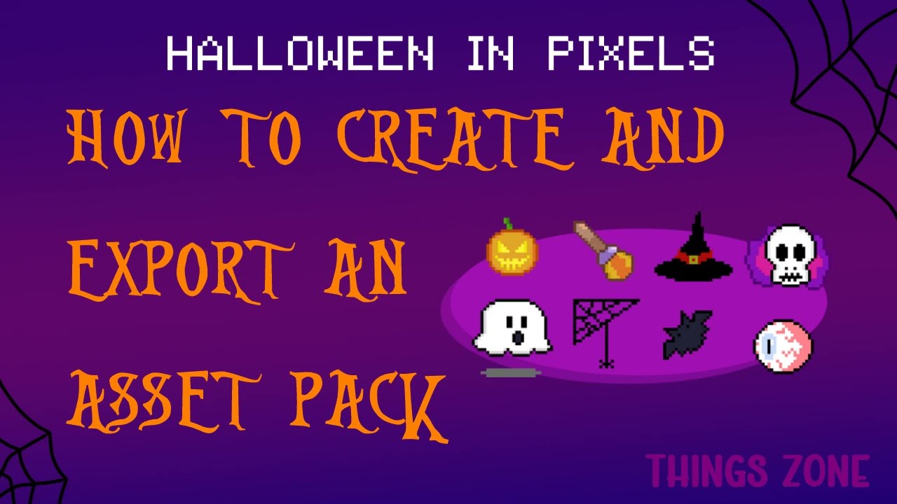 Aseprite Tutorial/How to create and export an asset pack. como crear y exportar un pack de assets