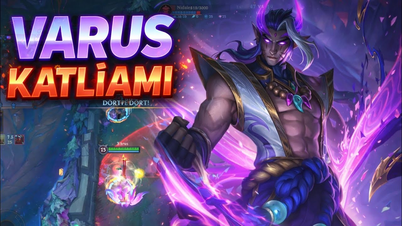 WİLD RİFT VARUS SEVGİLİMLE DÜŞÜK ELO YOK ETTİK. 