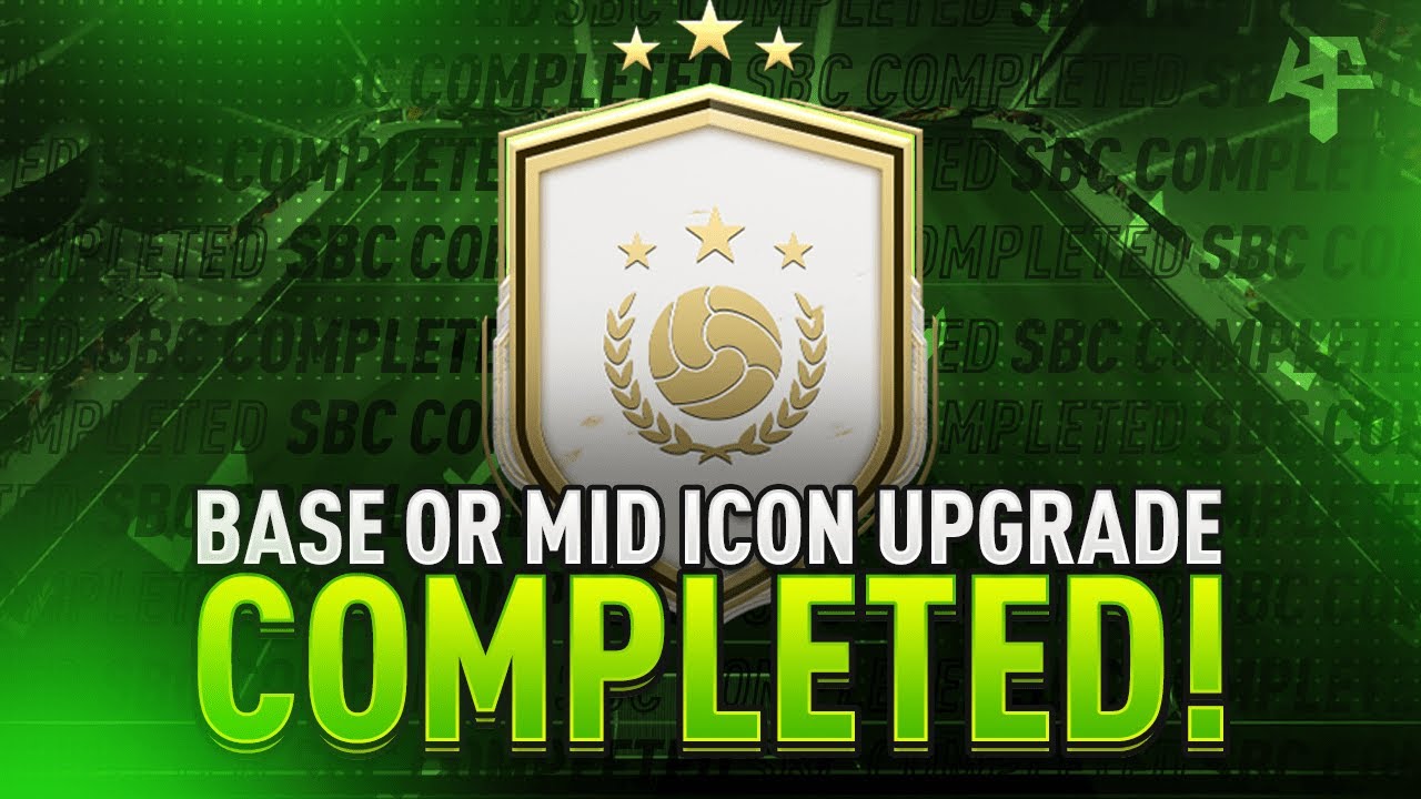 Base Or Mid icon Upgrade SBC Completed - Tips & Cheap Method - Fifa 21