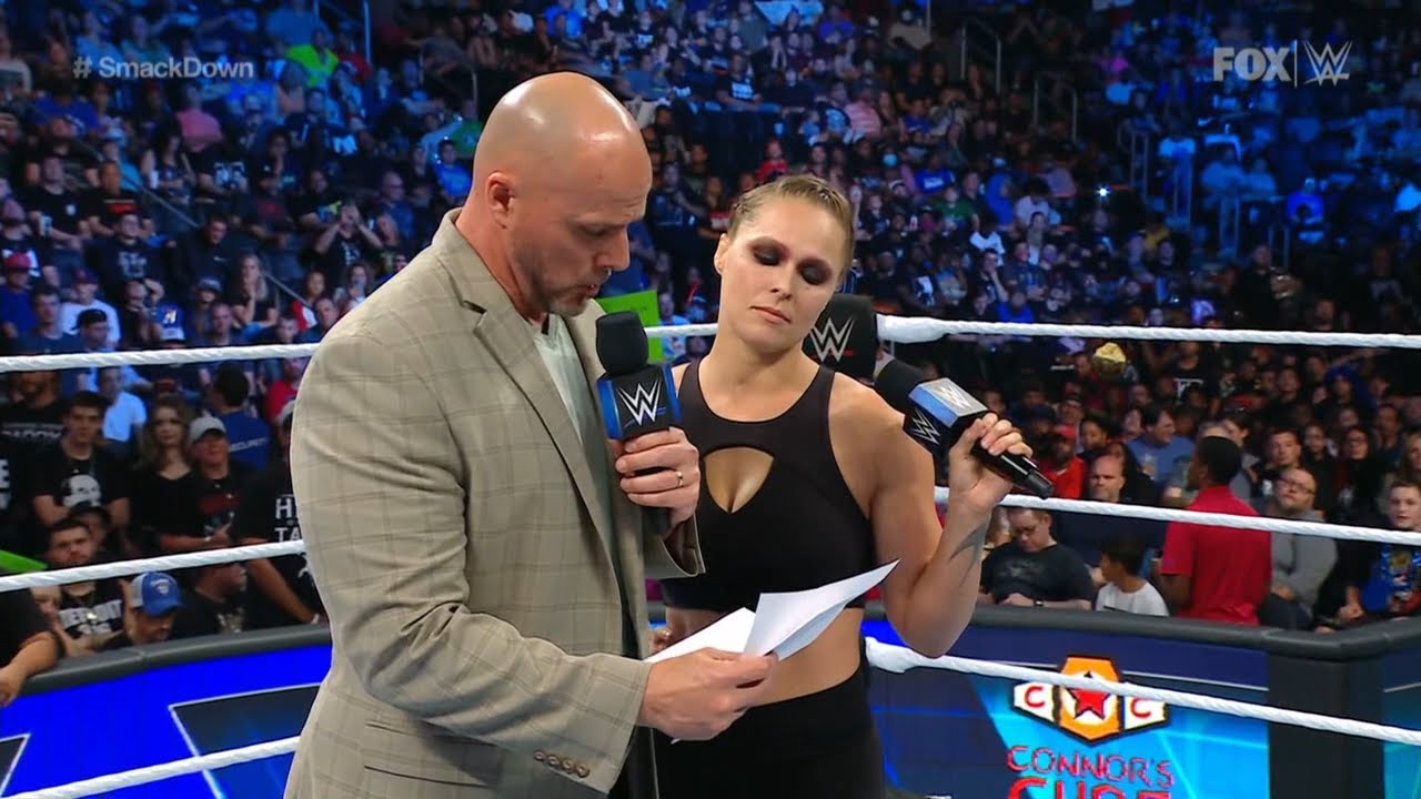 Ronda Rousey attacks Adam Pearce - WWE SmackDown 09/02/2022