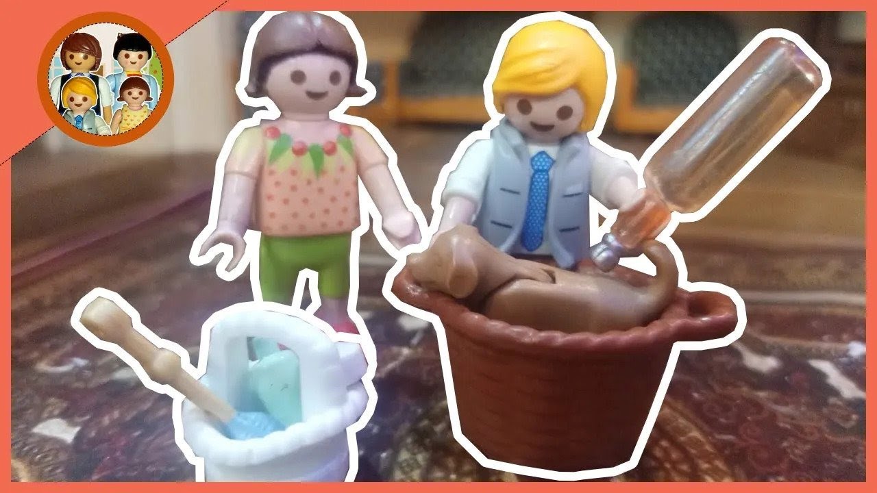 هنحميك يعنى هنحميك يا عنتر 💪🦴🛀 - عائلة احمد و زينة _ play mobil