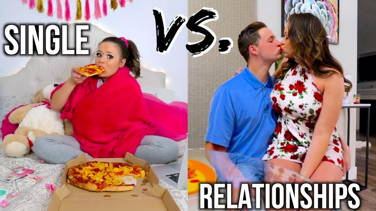 Single Vs. Relationships On Valentines Day! | Krazyrayray