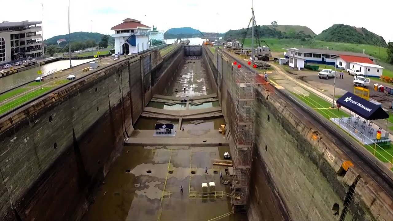 ¡Cámara seca en las Esclusas de Miraflores!