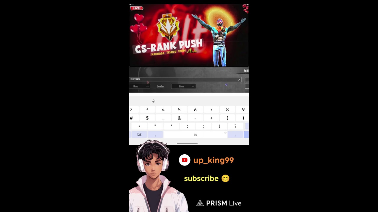 Live streaming of Up_king