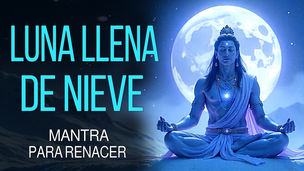 PODEROSA LUNA LLENA DE NIEVE 🌕 LIBÉRATE DE LO QUE NO TE SIRVE Y RENACE CON ESTE MANTRA