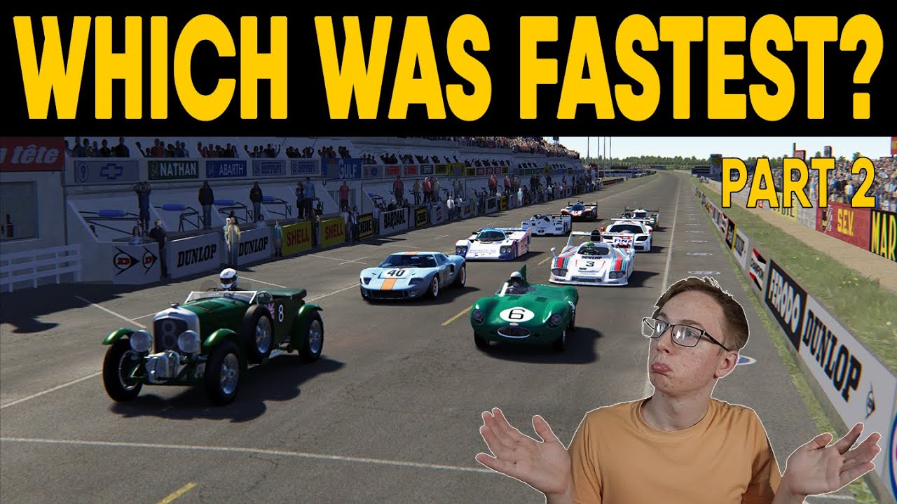 Comparing Legendary Eras of Le Mans Cars! (Part 1)