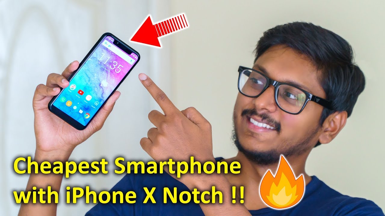 Cheapest Smartphone with iPhone X Notch !!