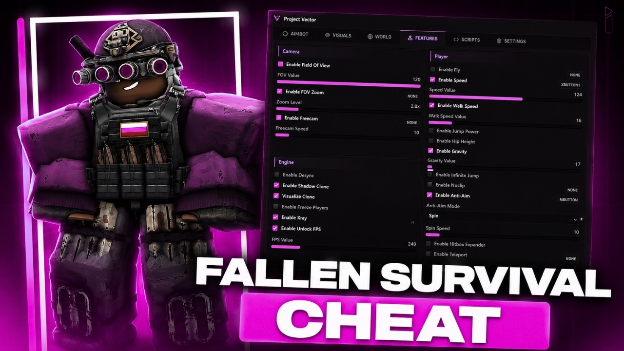 HOW A DUO SNOWBALLS USING CHEATS IN FALLEN SURVIVAL | VECTOR EXTERNAL | *UNDETECTED*