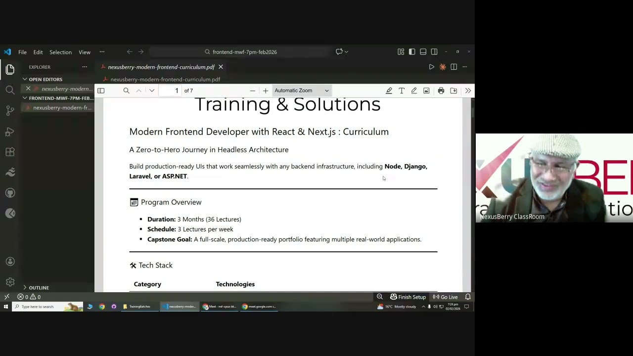 Lecture 1: HTML Fundamentals & Document Structure - NexusBerry Training and Solutions