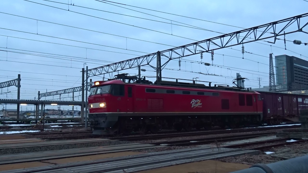 2026.02.17 貨物列車（2091列車）秋田駅発車