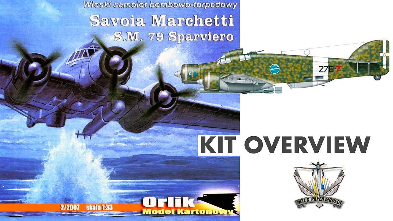 KIT OVERVIEW  SAVOIA MARCHETTI S.M. 79 SPARVIERO