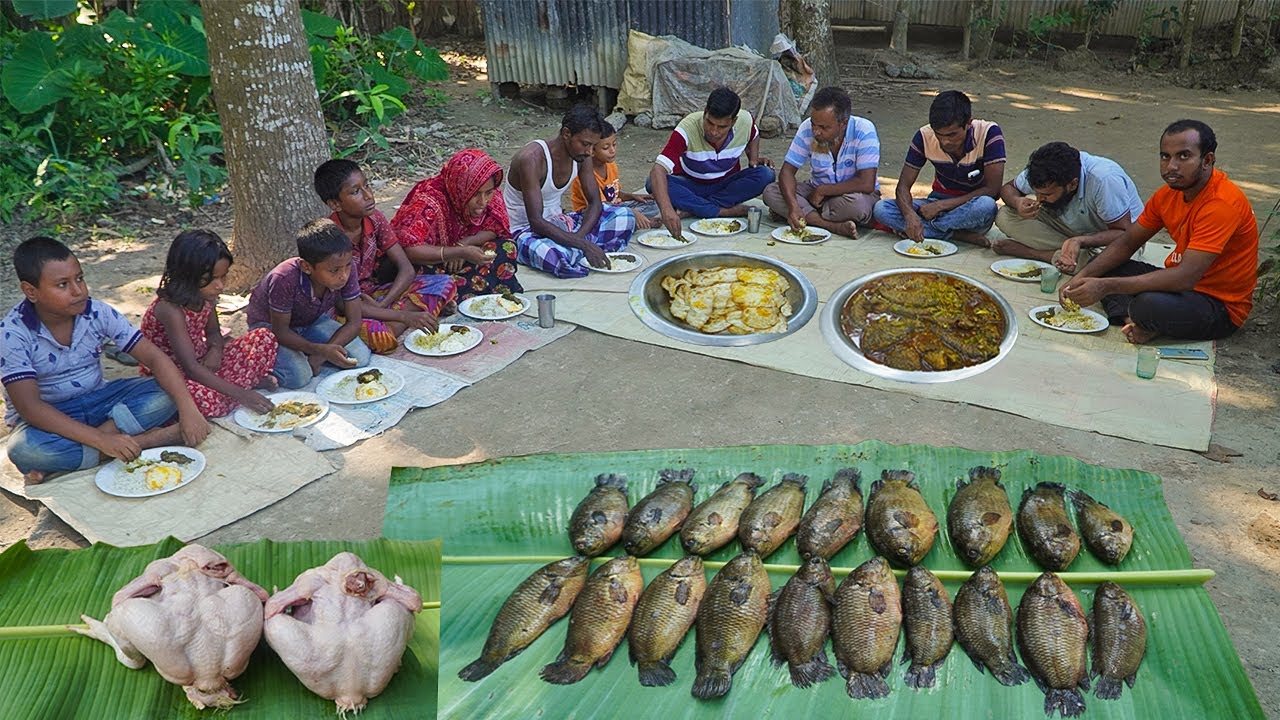 ভাবীর হাতের কৈ মাছ রান্না ছিল অমৃত সাথে ব্রয়লার মুরগি এবং ডিম পোজ - Koi Fish, Chicken & Eggs