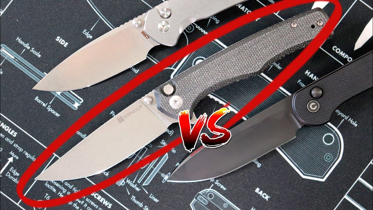 Sencut Crowley VS Other Popular EDC Knives - Knife Comparison