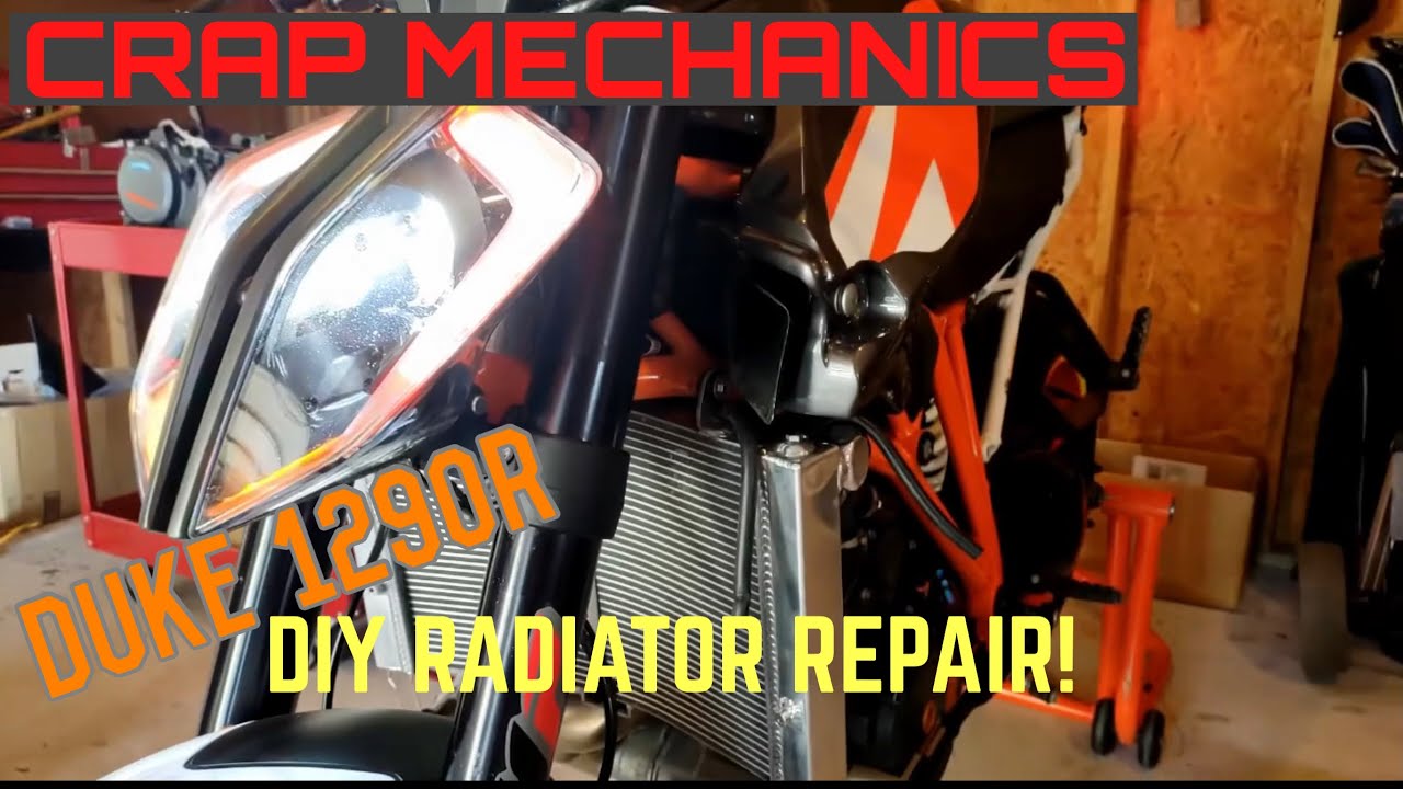 KTM 1290 Super Duke china/GPI radiator install - CRAP MECHANICS