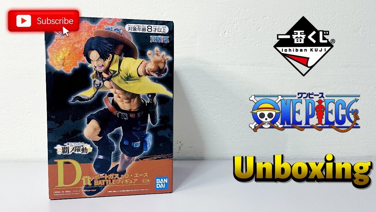 Portgas D Ace | Ichiban Kuji | One Piece Dynamism of Ha | Prize D | #ASMR #Unboxing