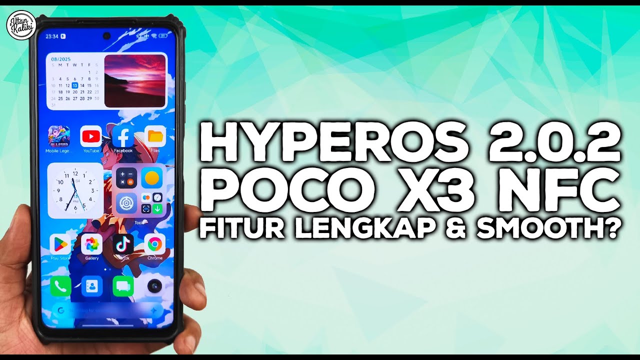 Обзор и игровой тест POCO X3 NFC на базе HYPEROS 2 (RotersOS)